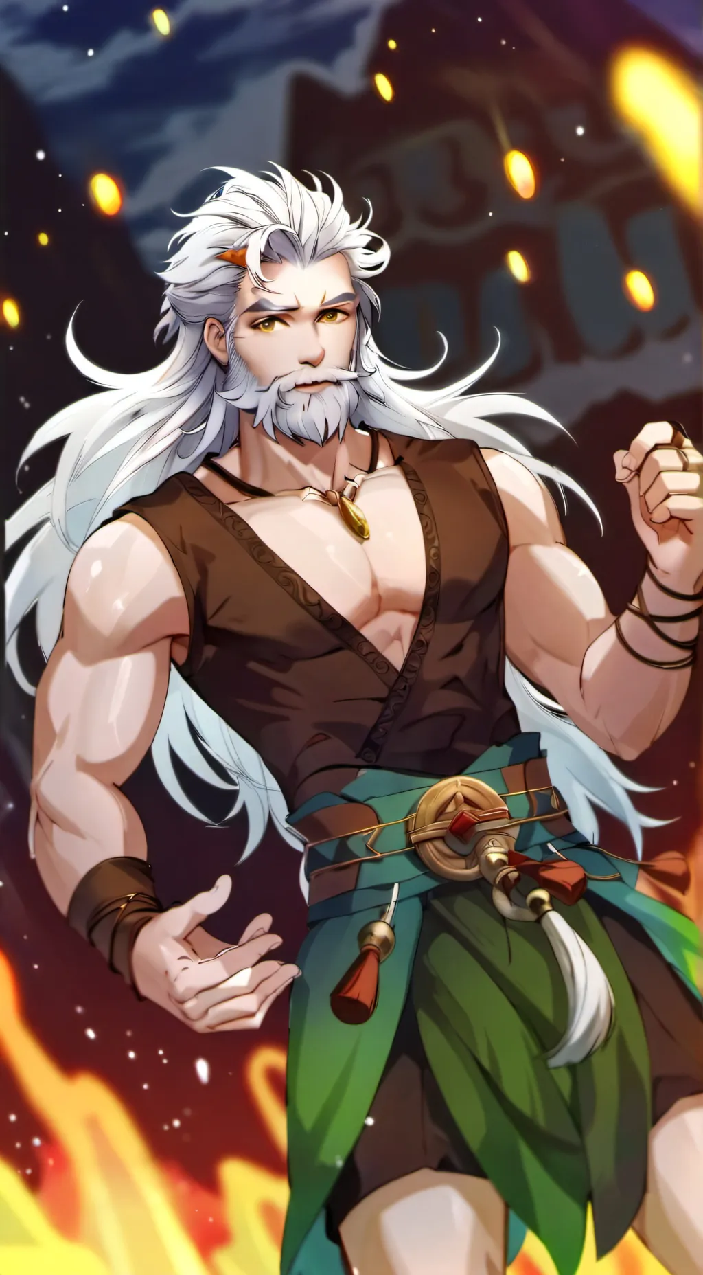 ai character: Bron background