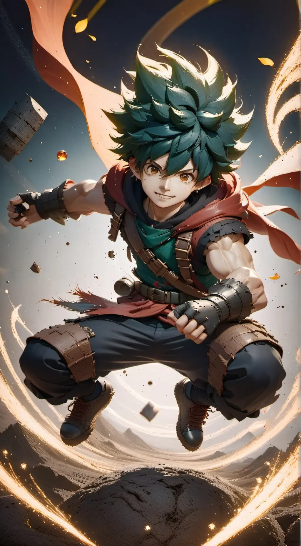 ai character: my oc in mha  background