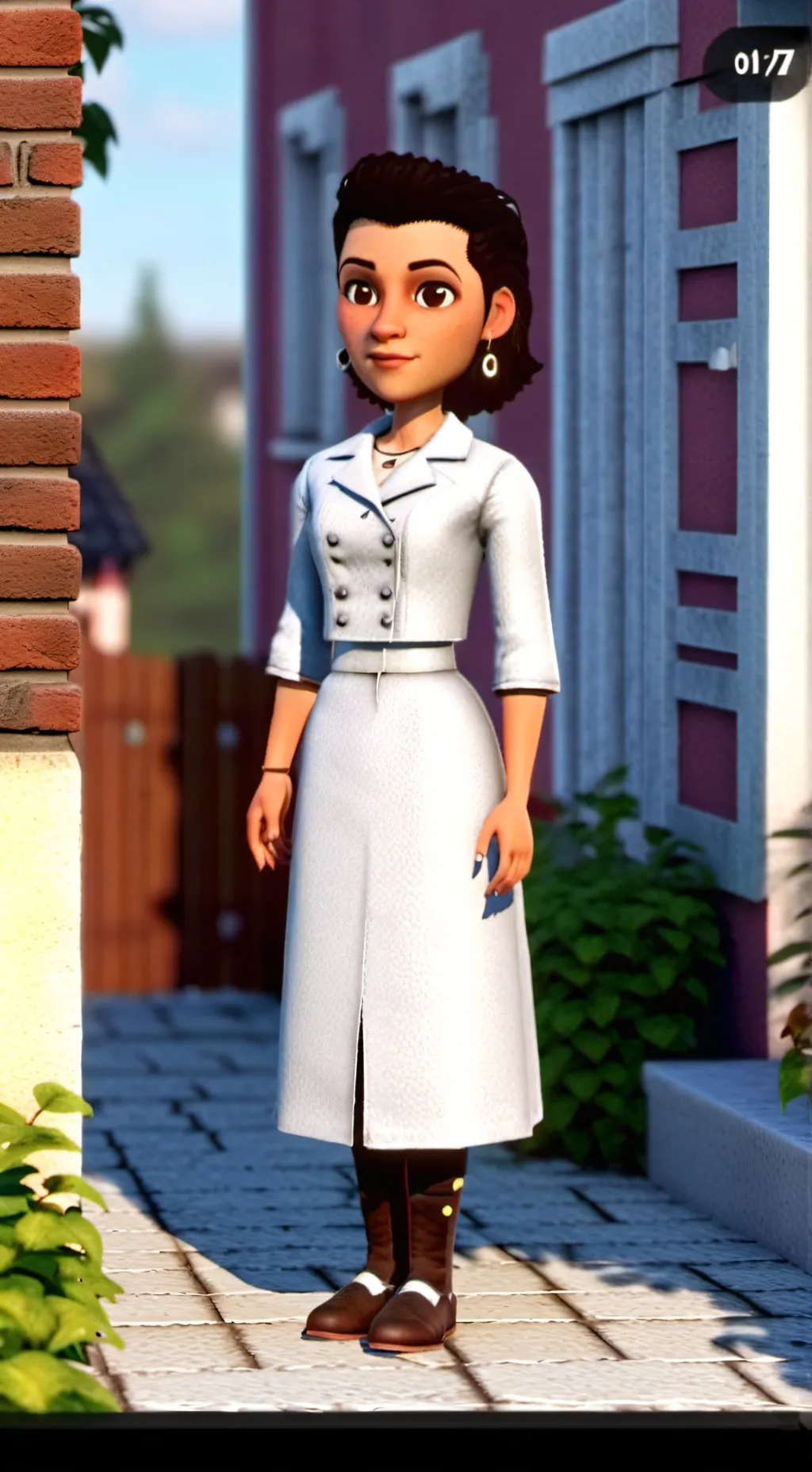 ai character: miss grace  background