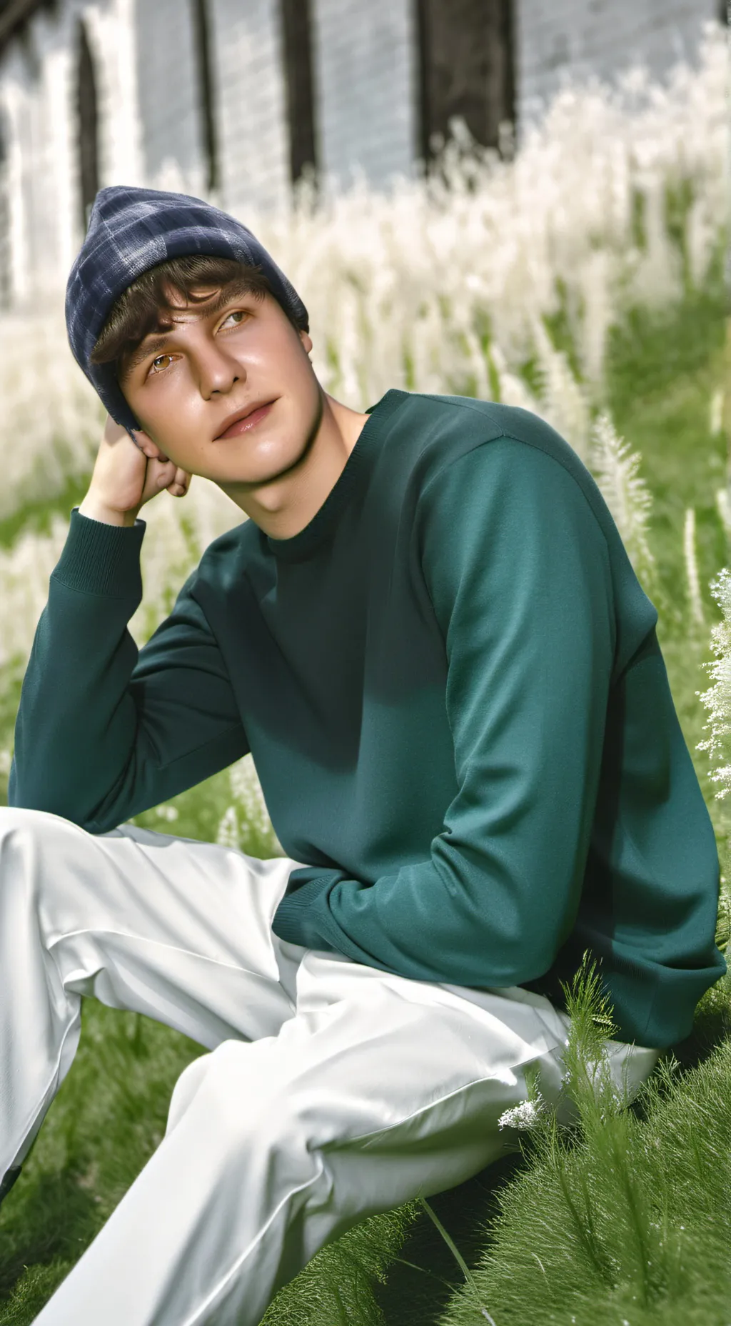 ai character: Trap house  background