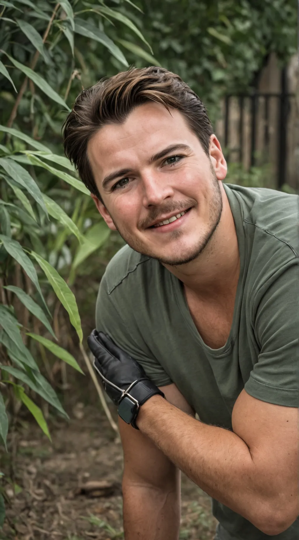 ai character: Reid Riessen  background