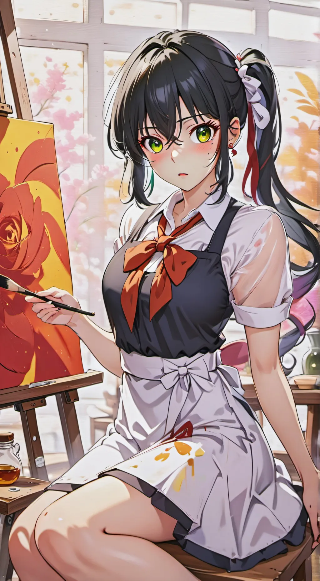 ai character: Kaori background