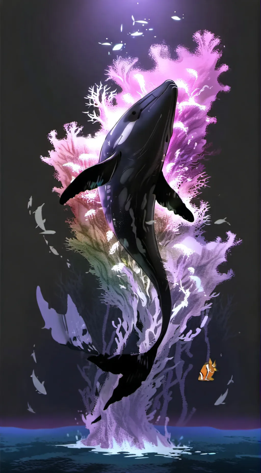 ai character: shin Godzilla  background