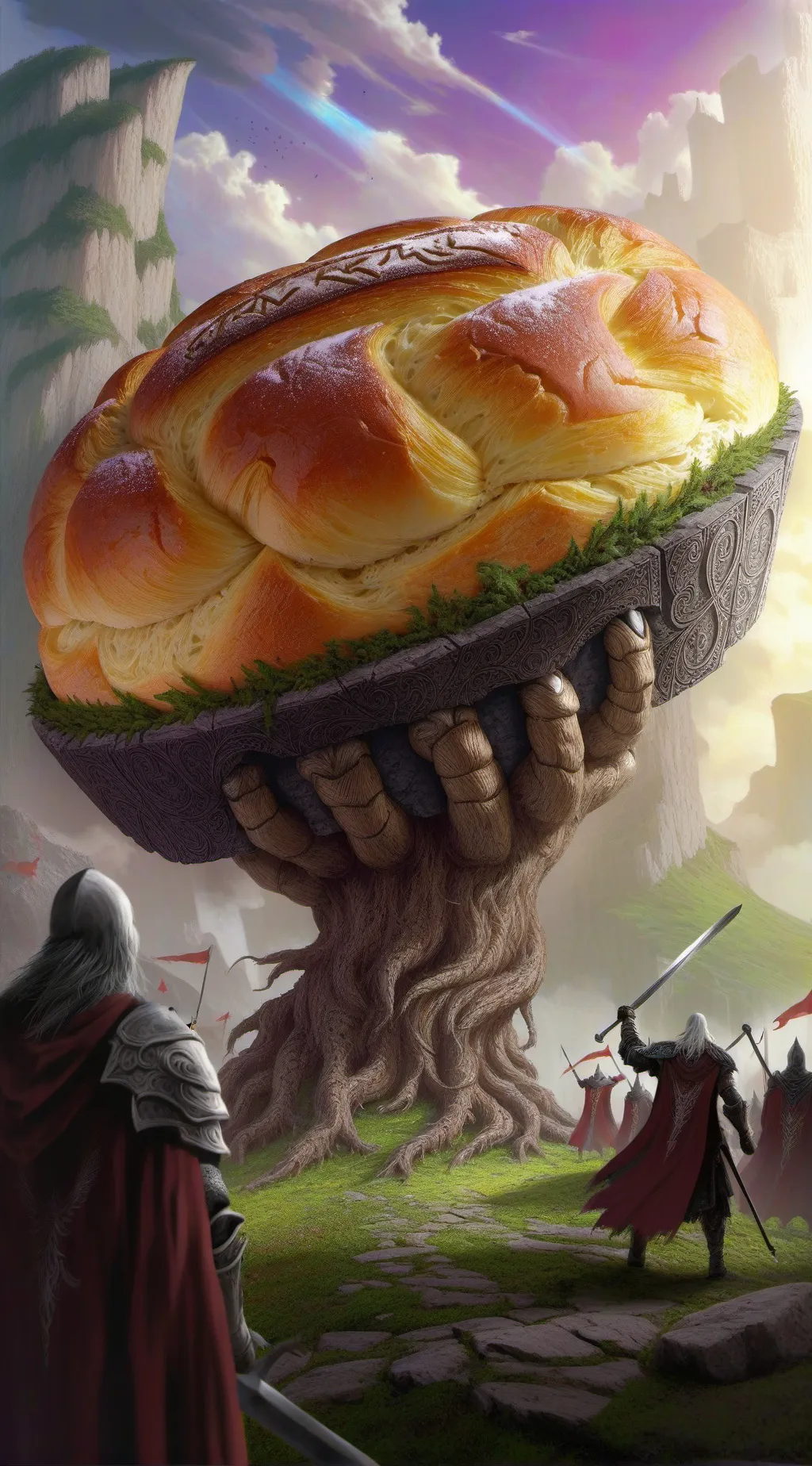 ai character: The hohly Bread background