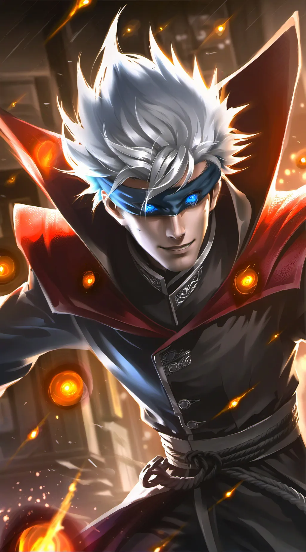 ai character: Satoru Gojo background