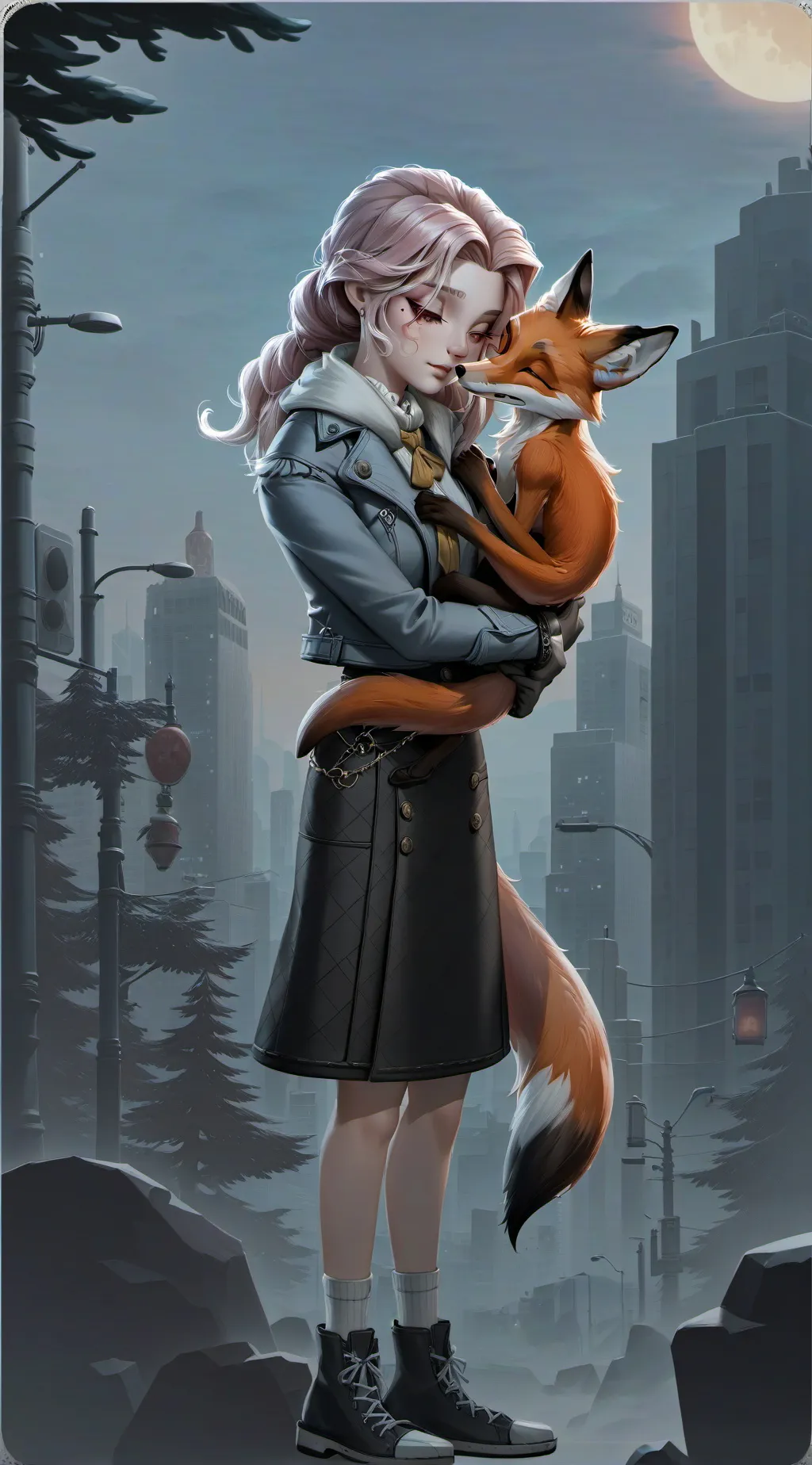 ai character: Corvie & Maggie  background