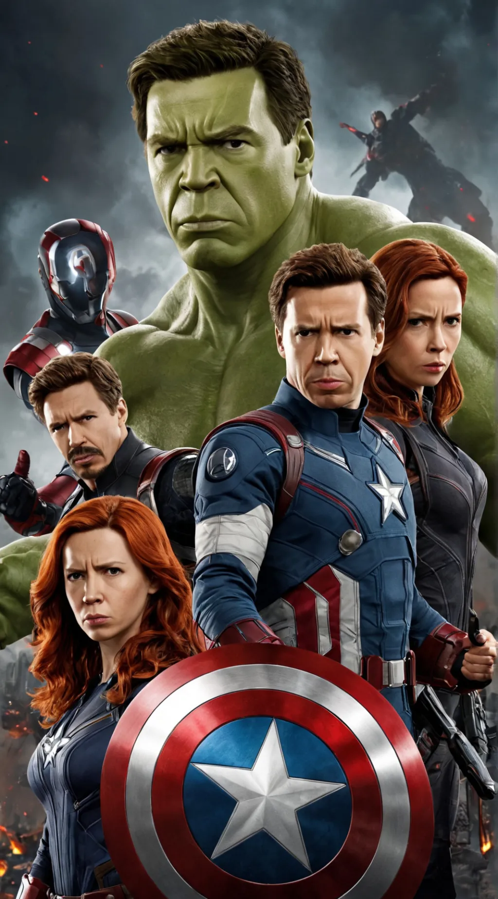 ai character: avengers goddess background