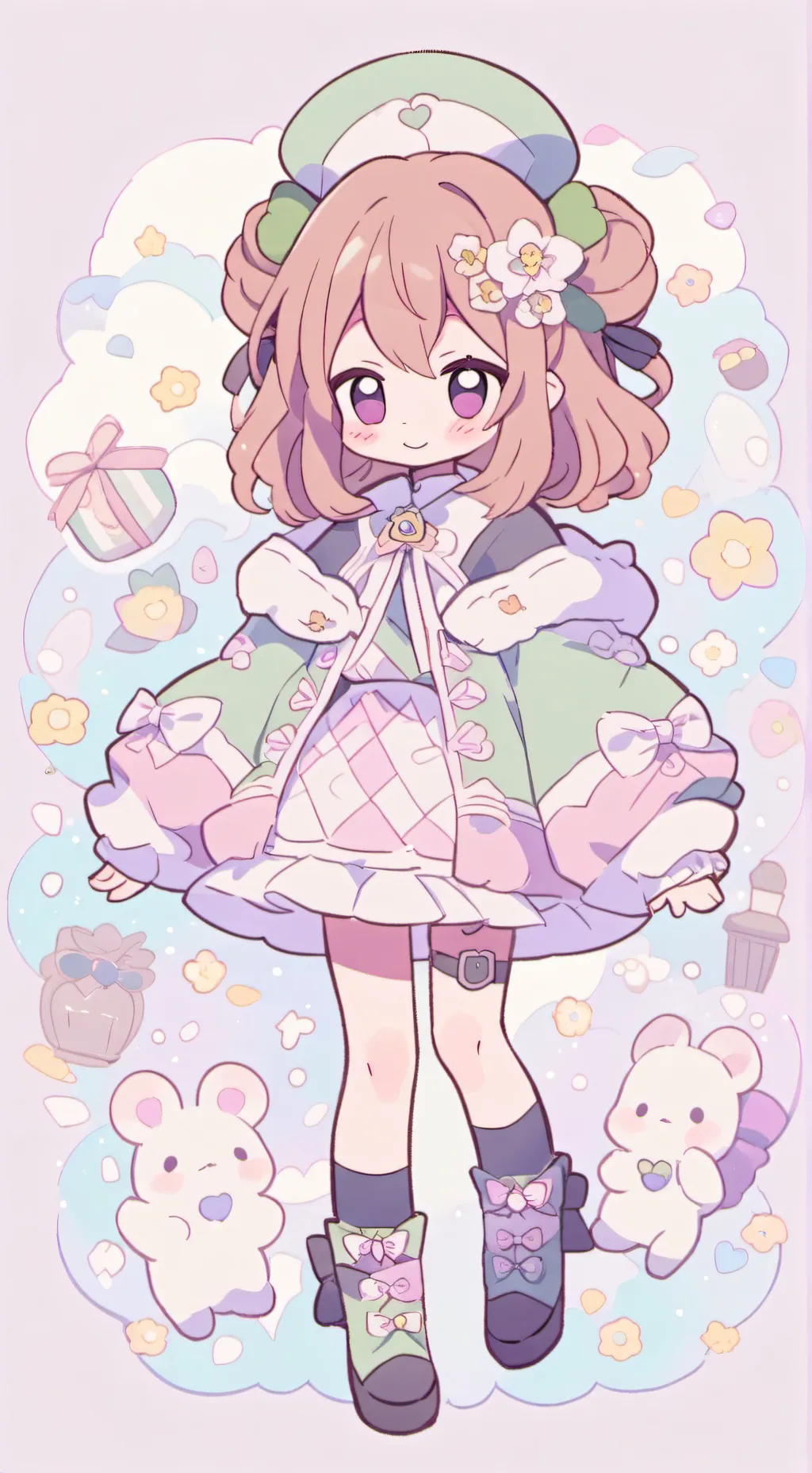 ai character: bakugo  background