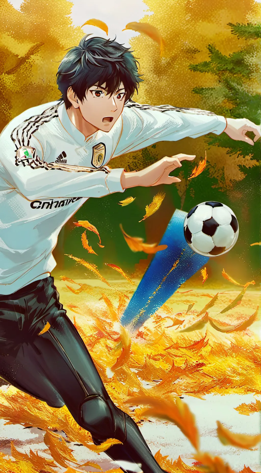 ai character: Tsubasa  background