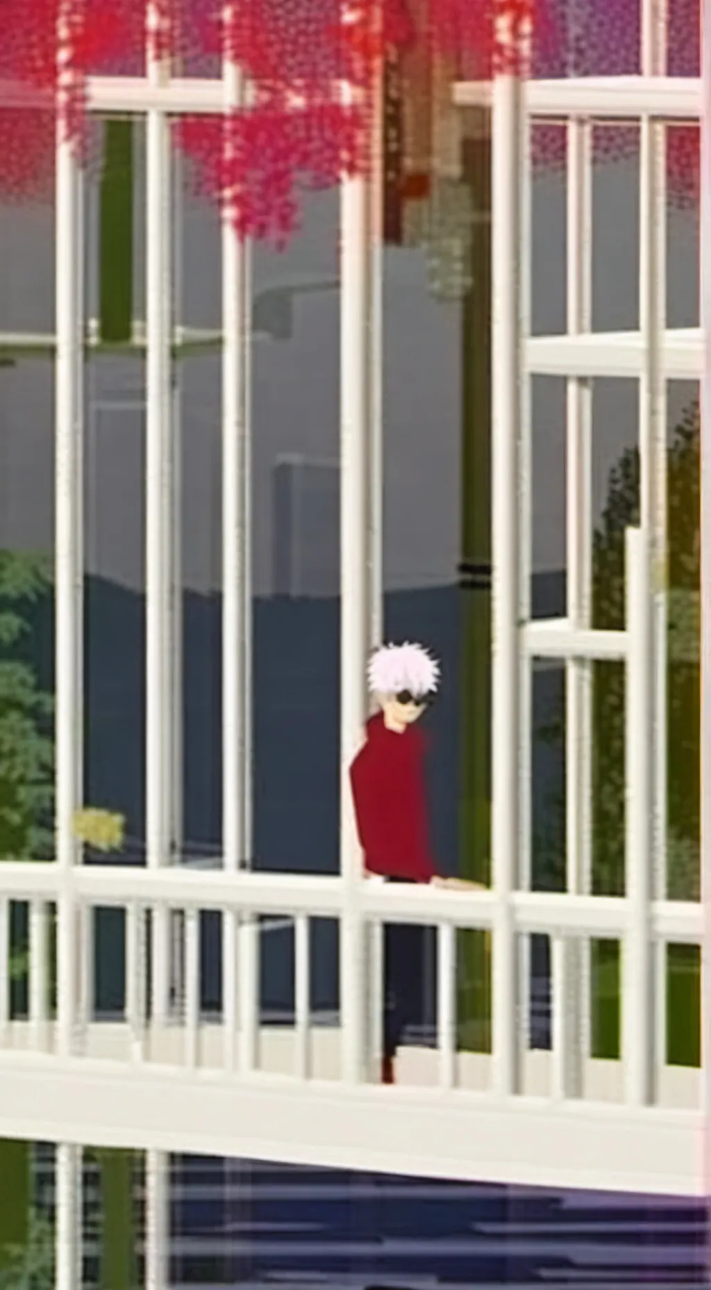 ai character: Goofy Gojo background