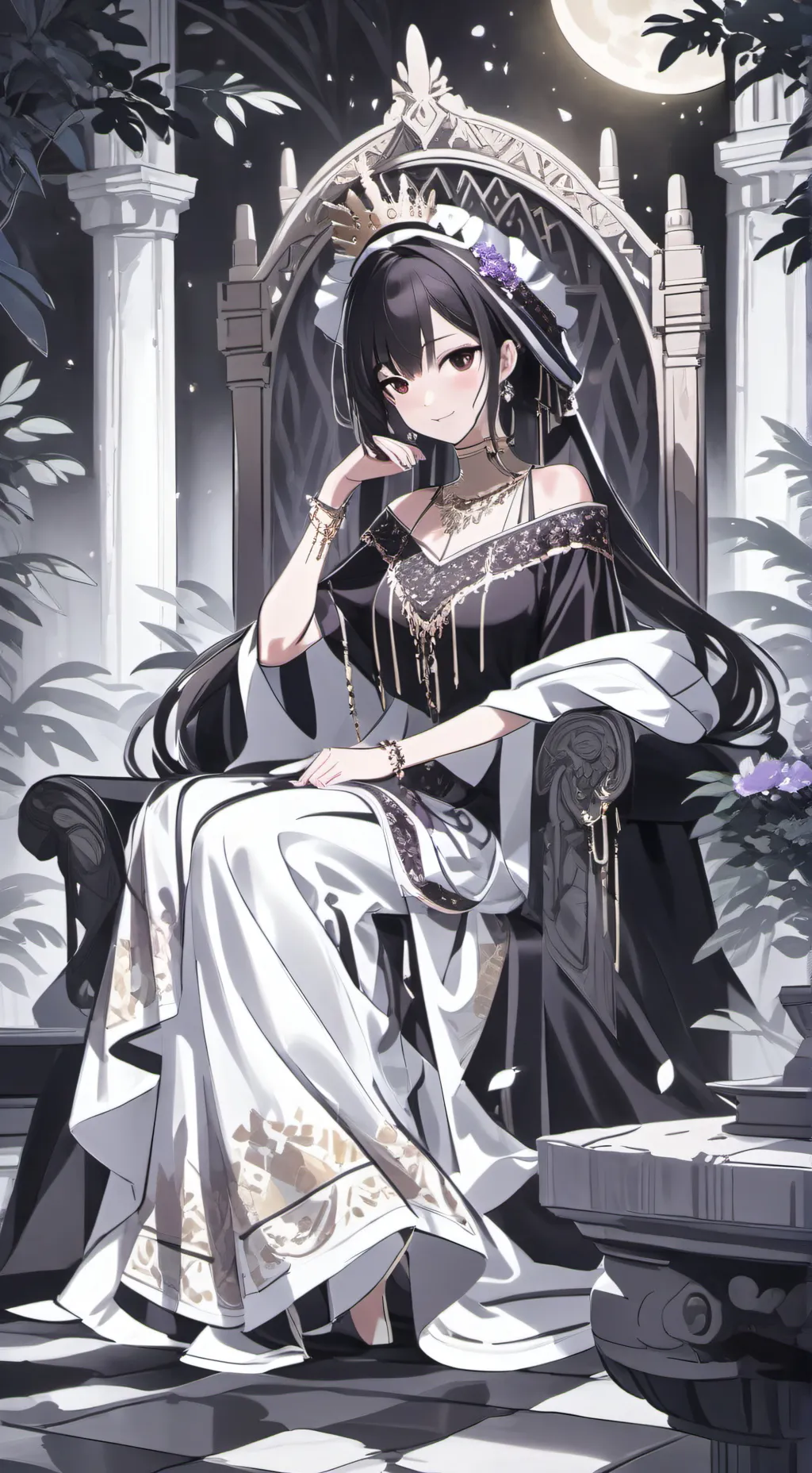 ai character: queen/mary background