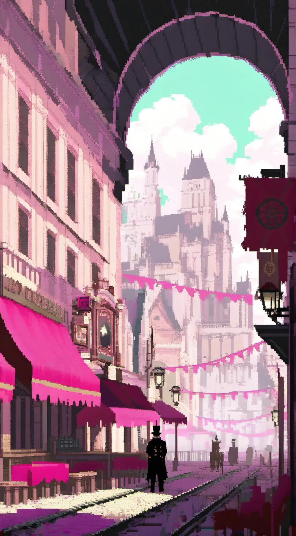 ai character: Corroded mystery background