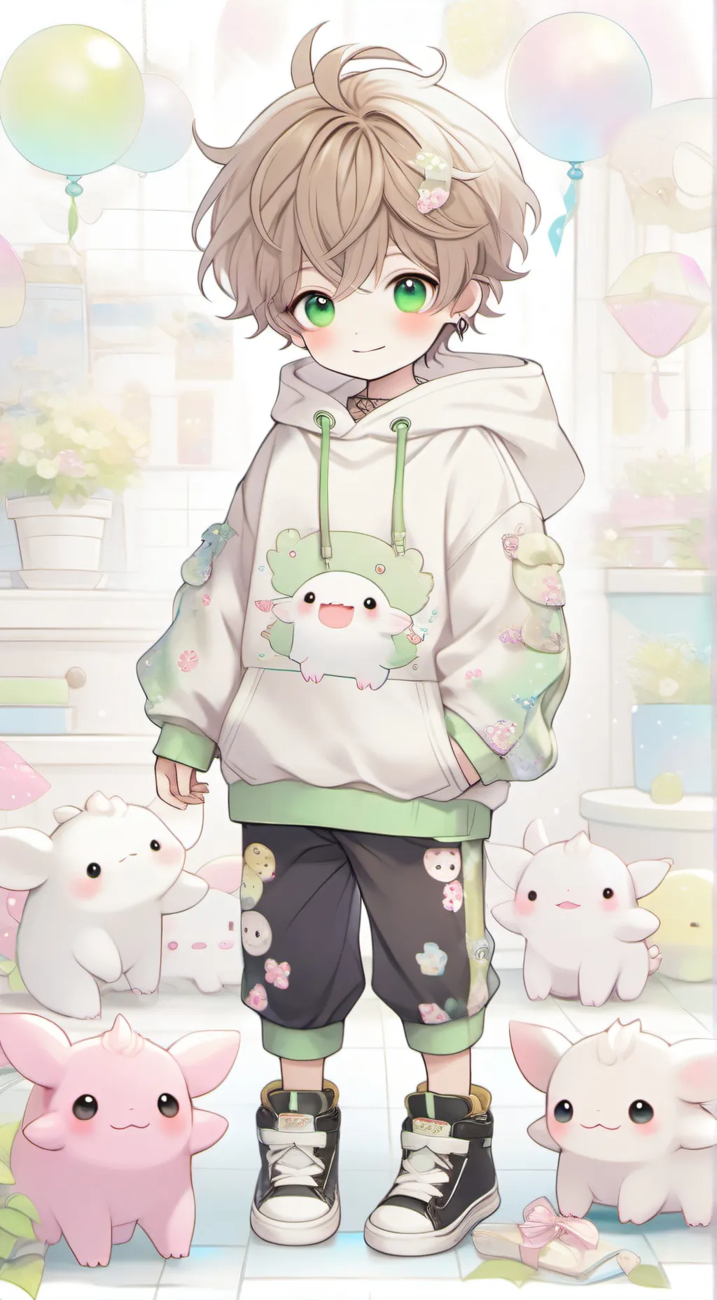 ai character: Sammy or sam background