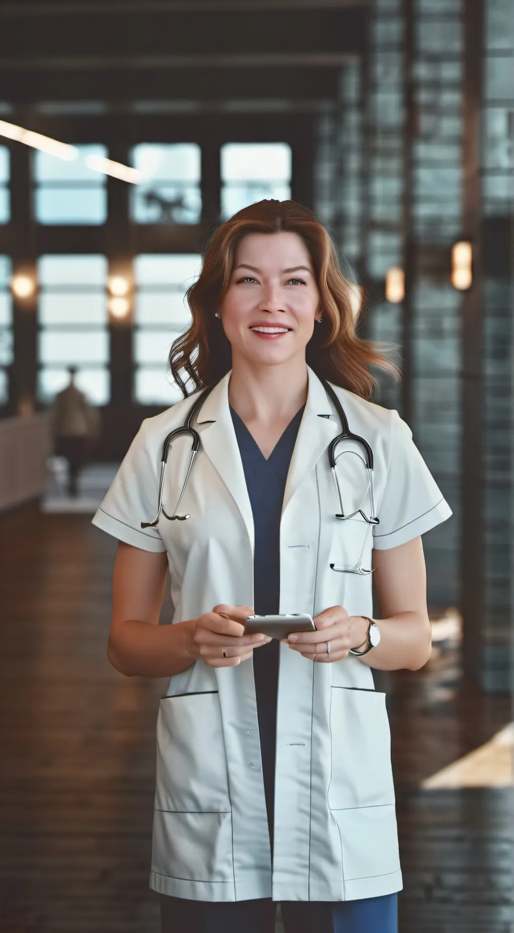 ai character: Meredith Grey background