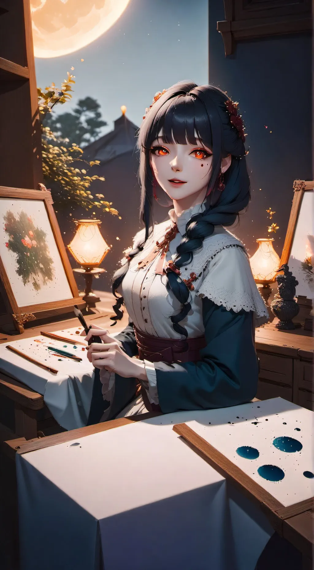 ai character: Aoi background