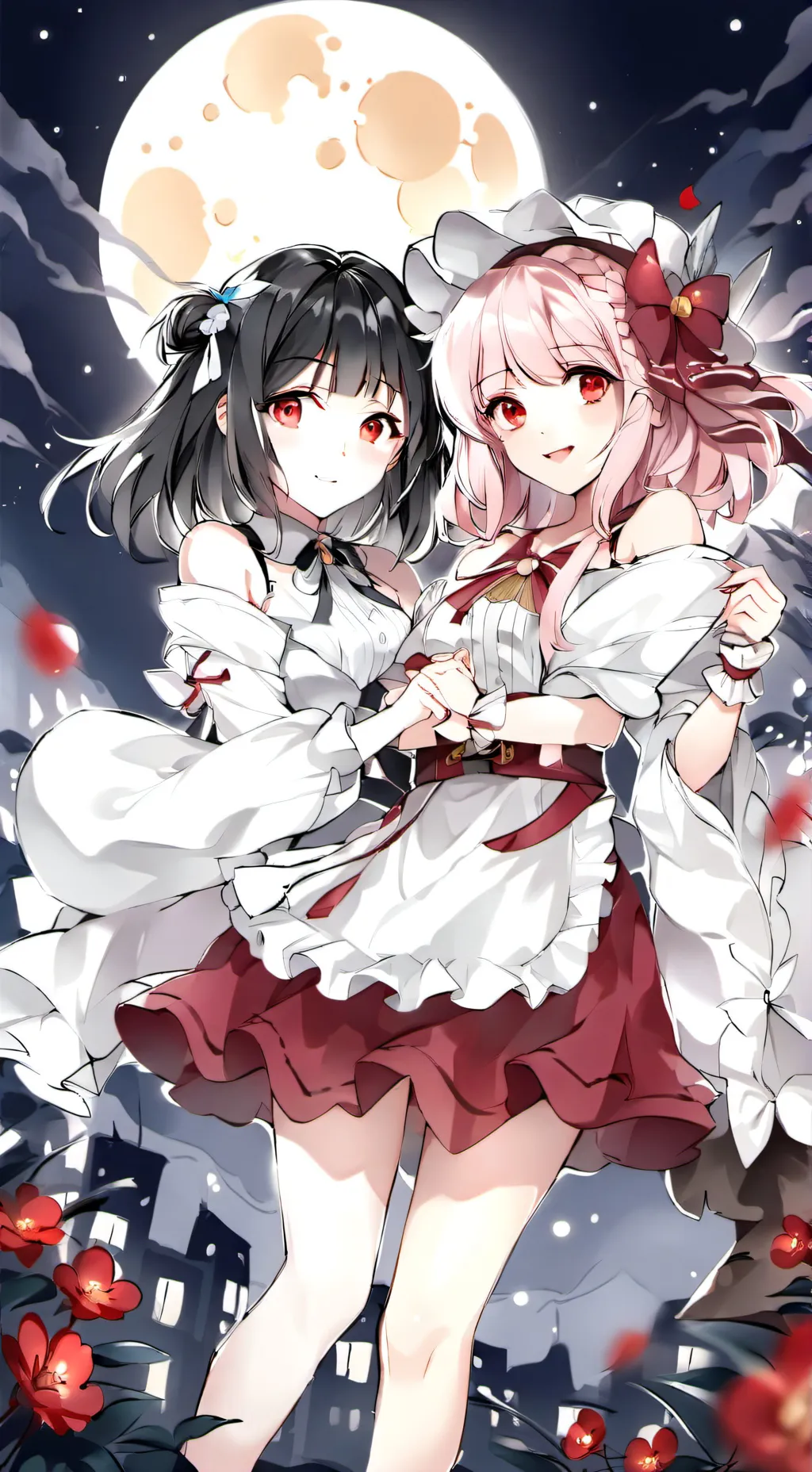 ai character: Marry and Sophia  background