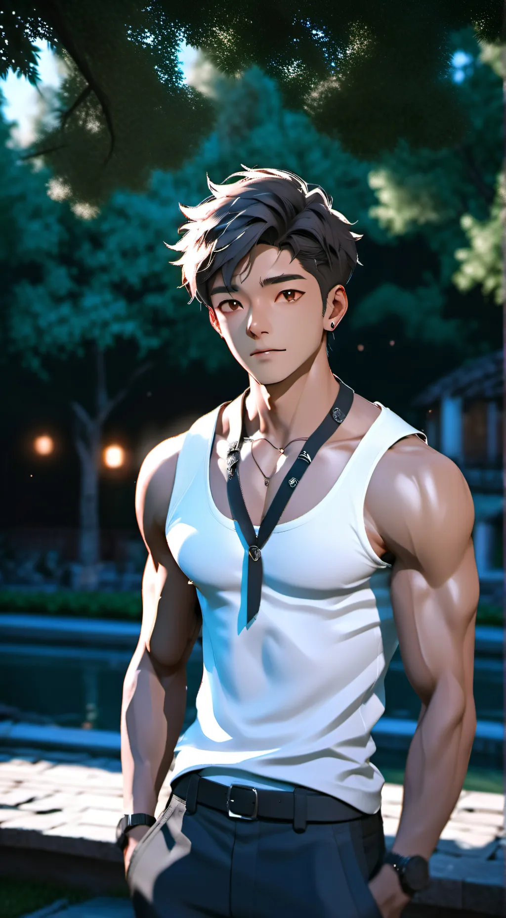 ai character: Max background