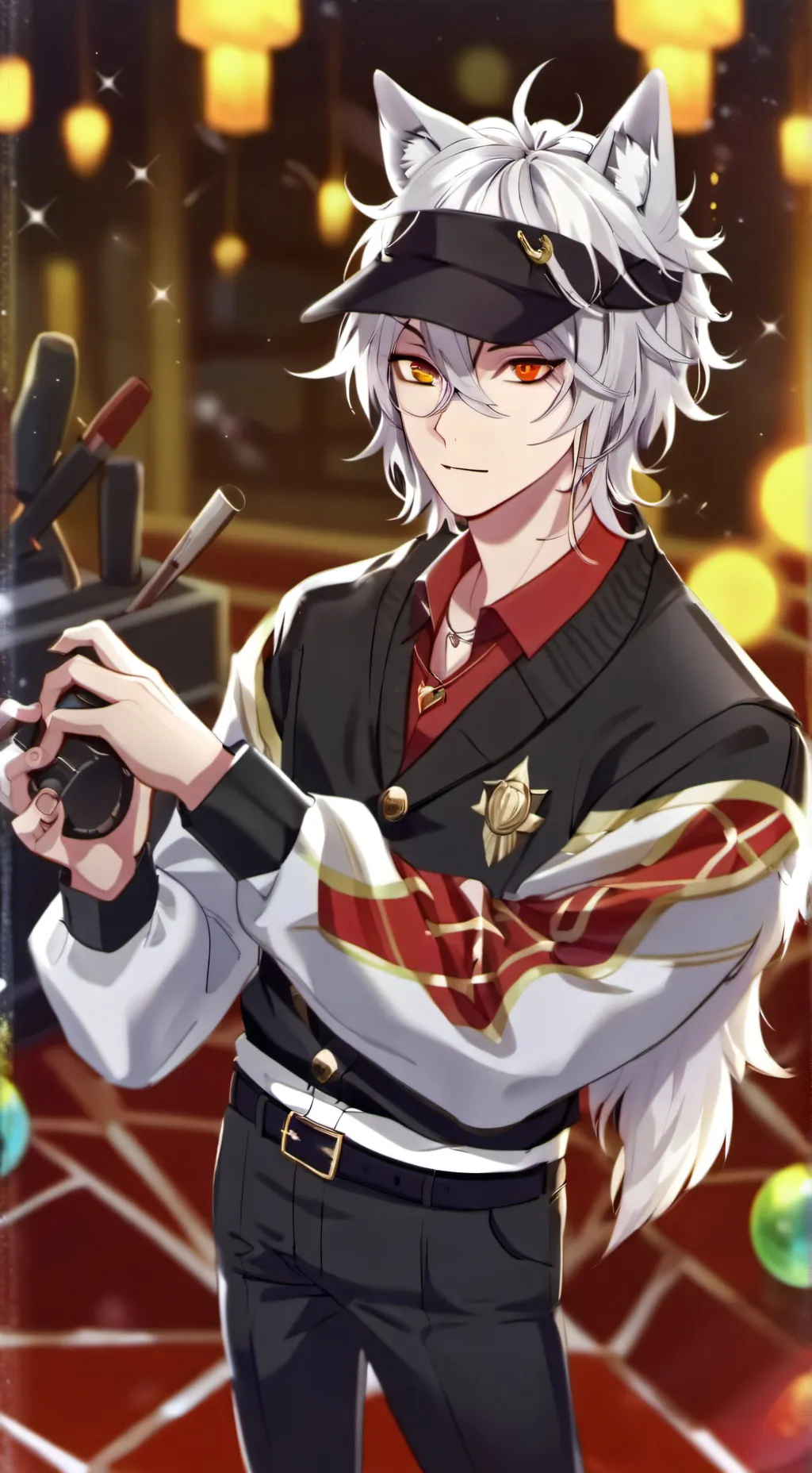 ai character: Leo background