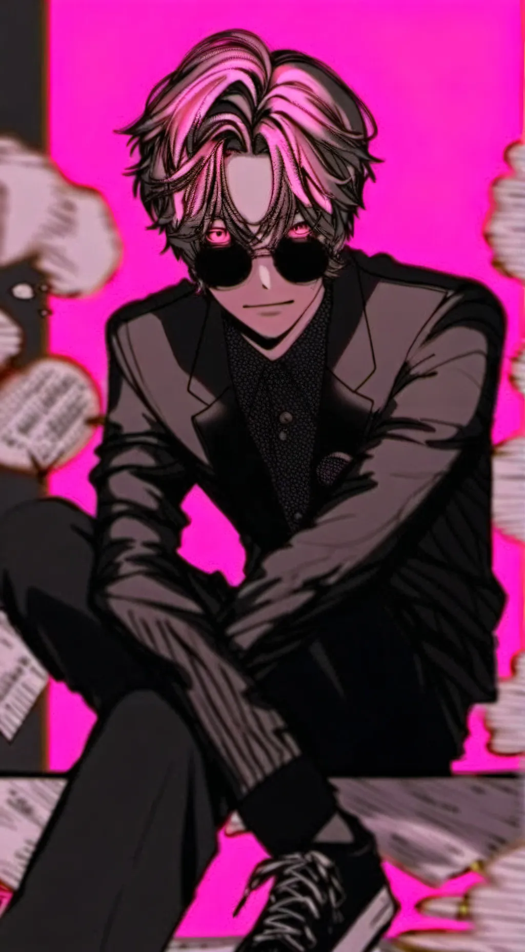 ai character: Rose background