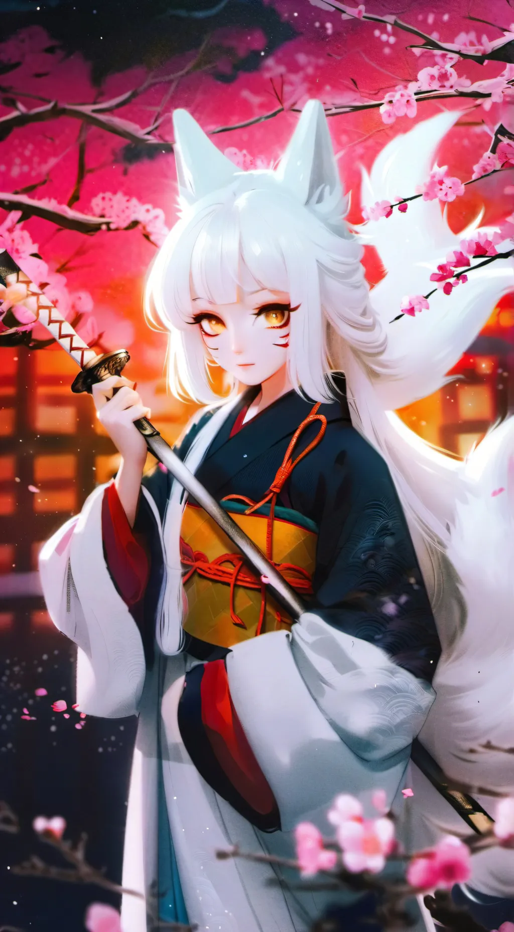 ai character: Akira Kitsune background
