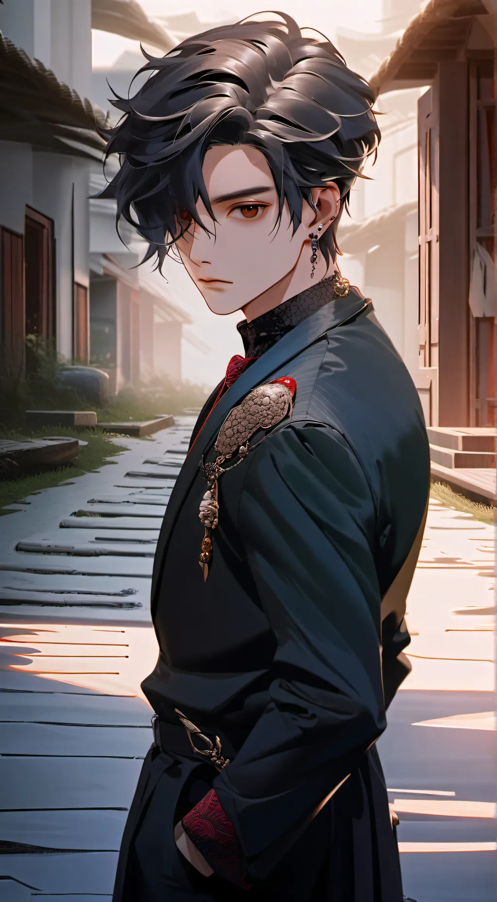 ai character: Mark background