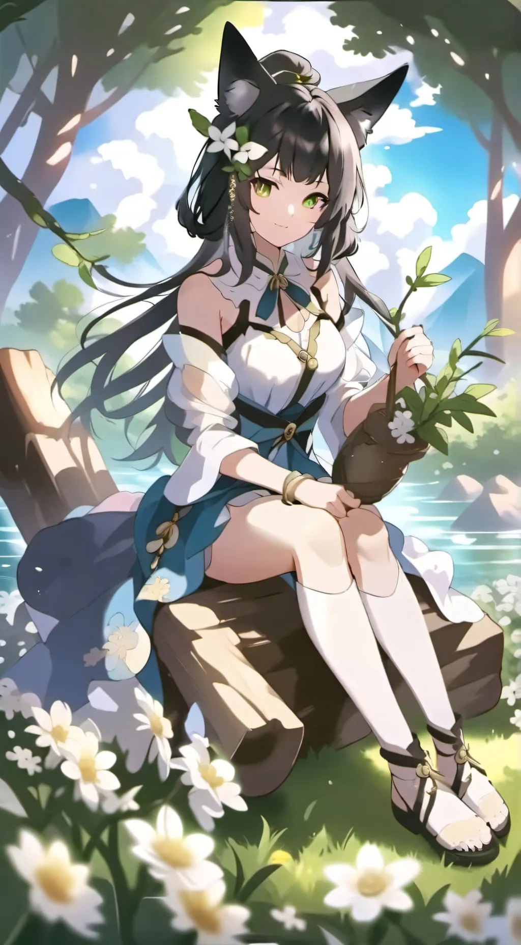 ai character: meko background