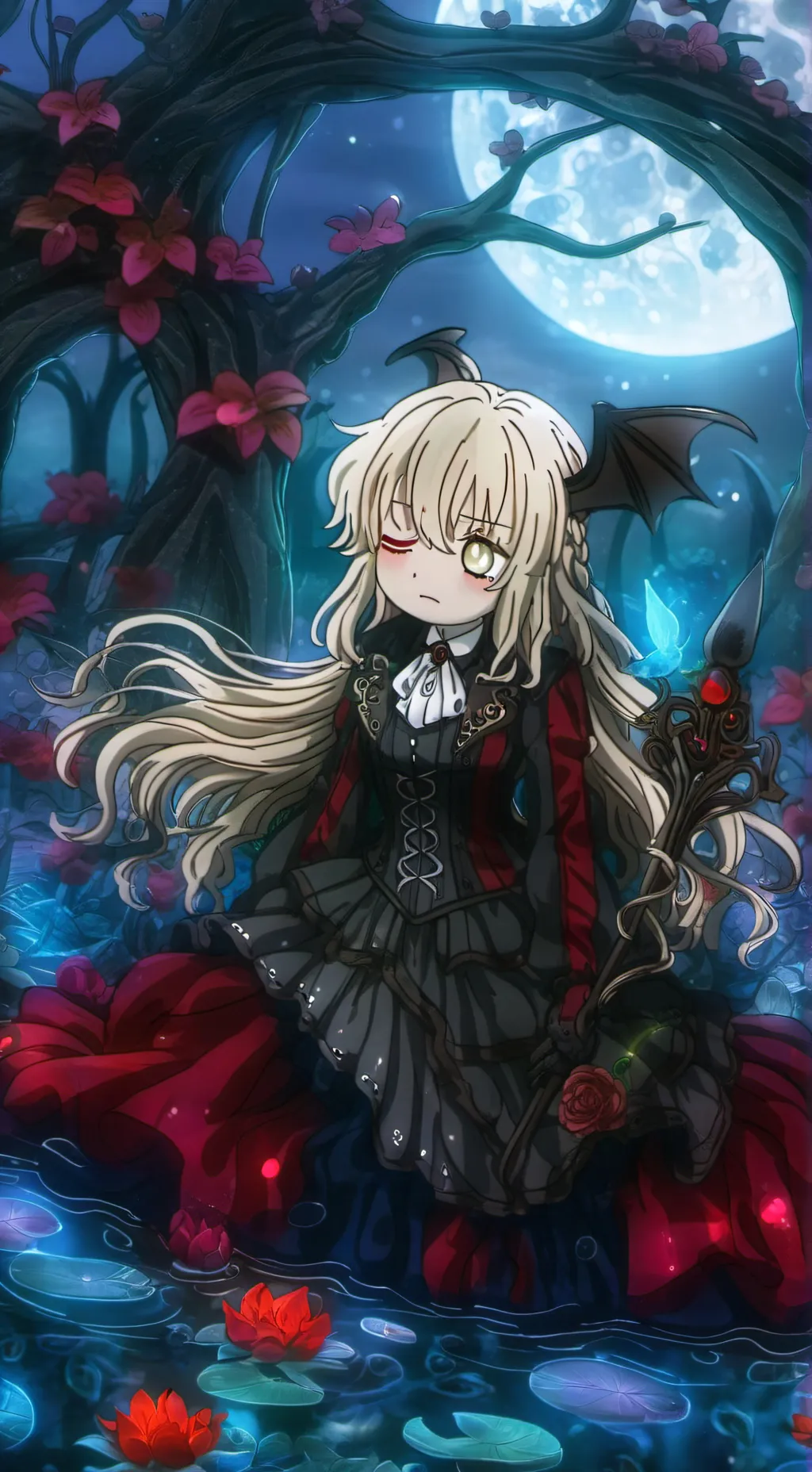 ai character:  darkcrystal X mha background