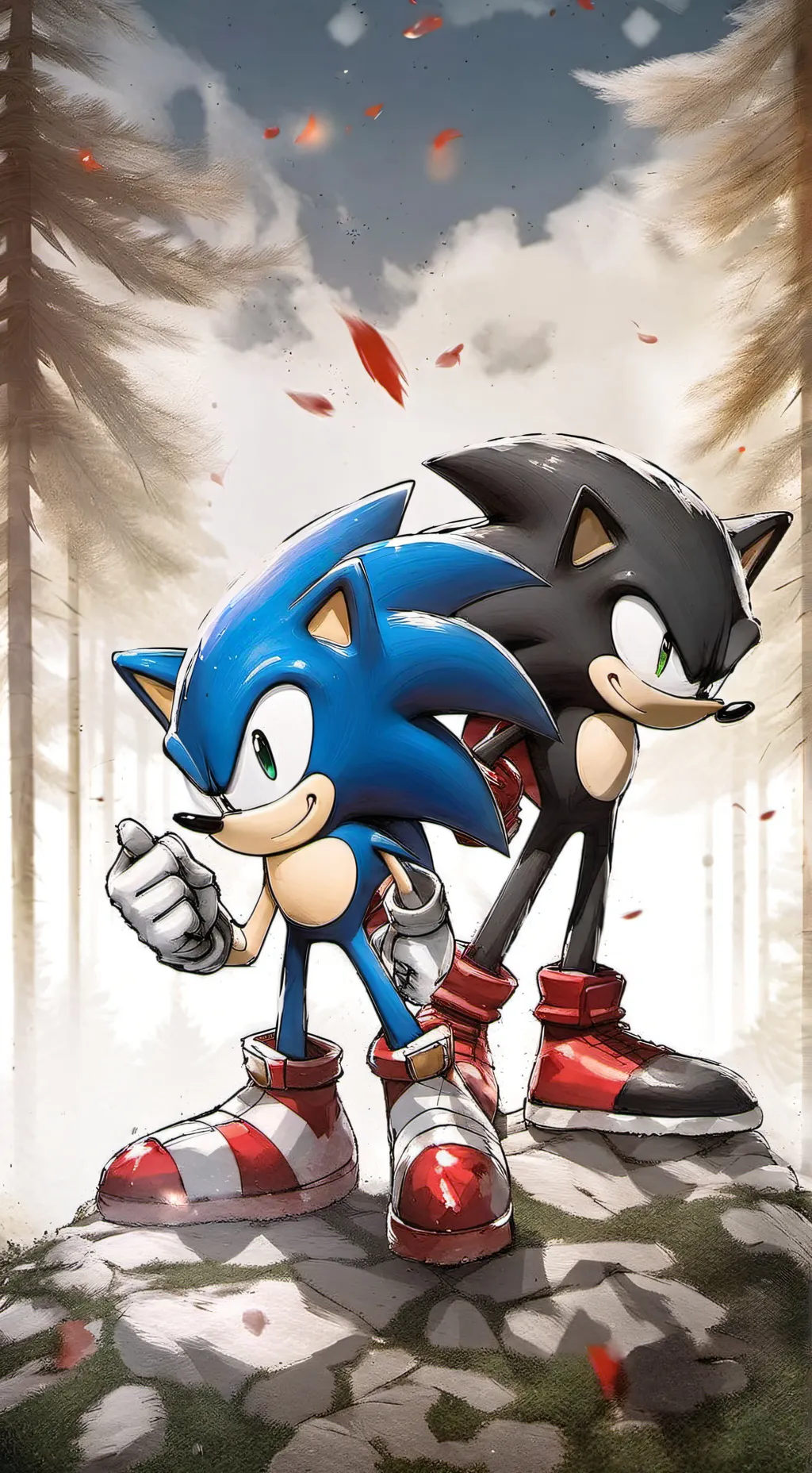 ai character: Sonadow  background