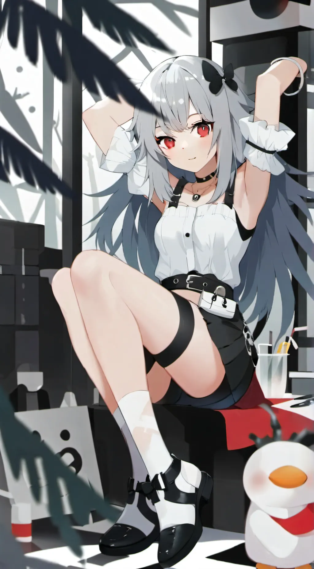 ai character: girls only background