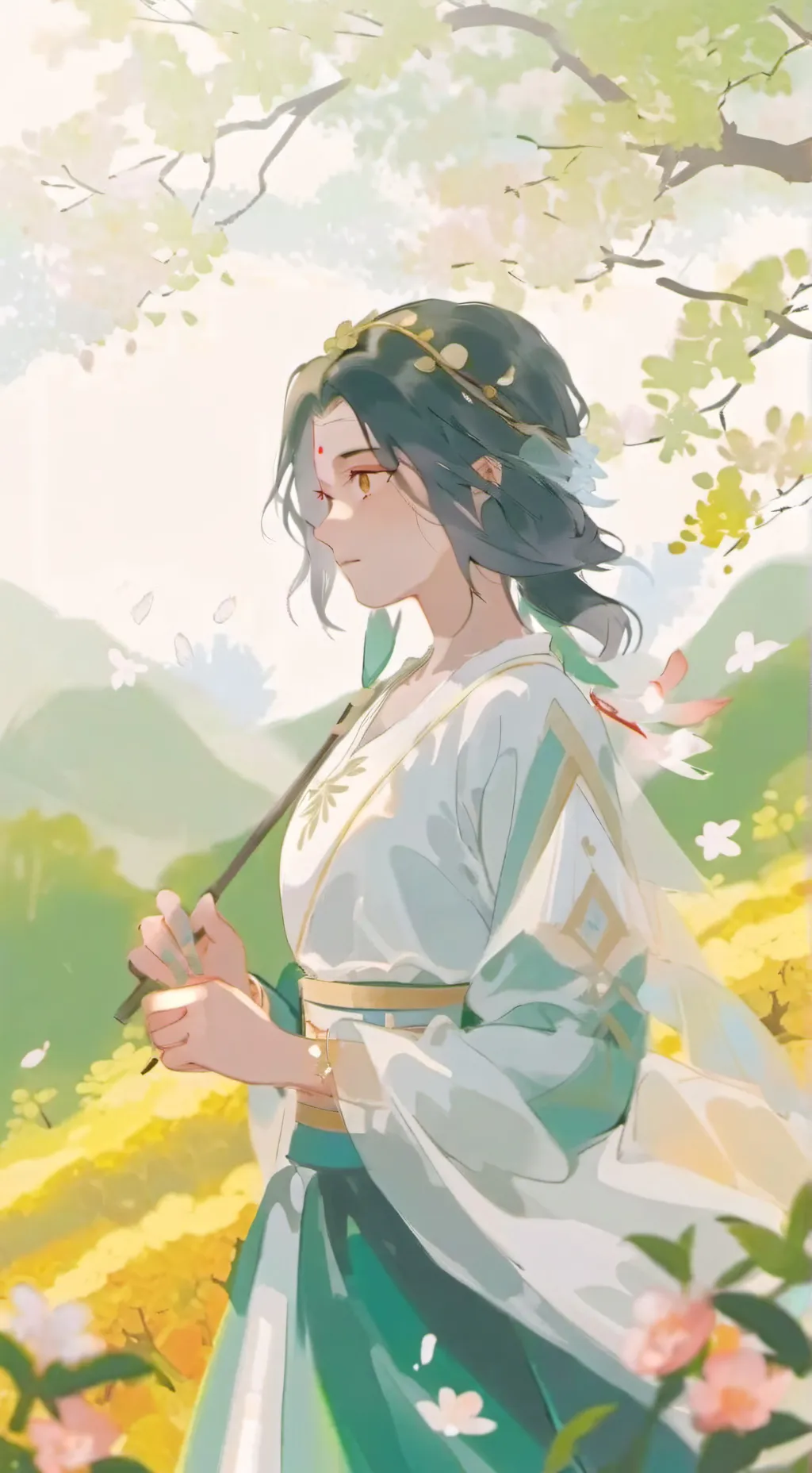 ai character: 魈 background