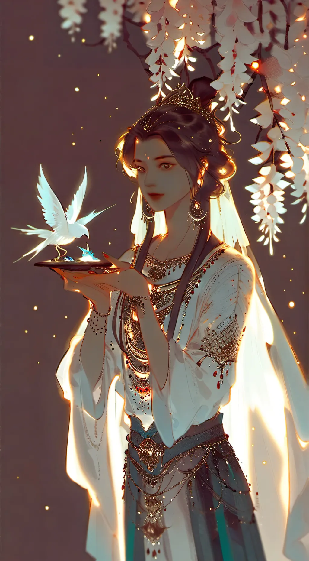 ai character: Queen Carmia background