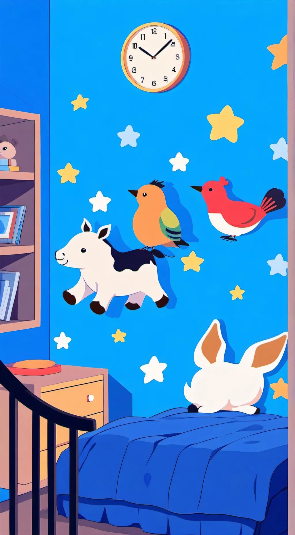 ai character: bw background