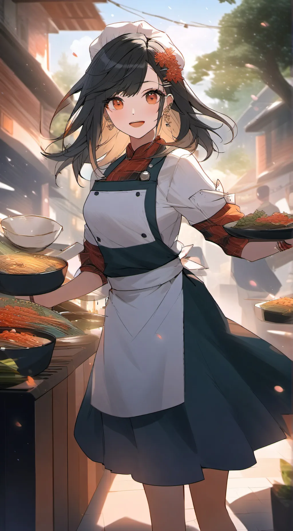 ai character: lily background