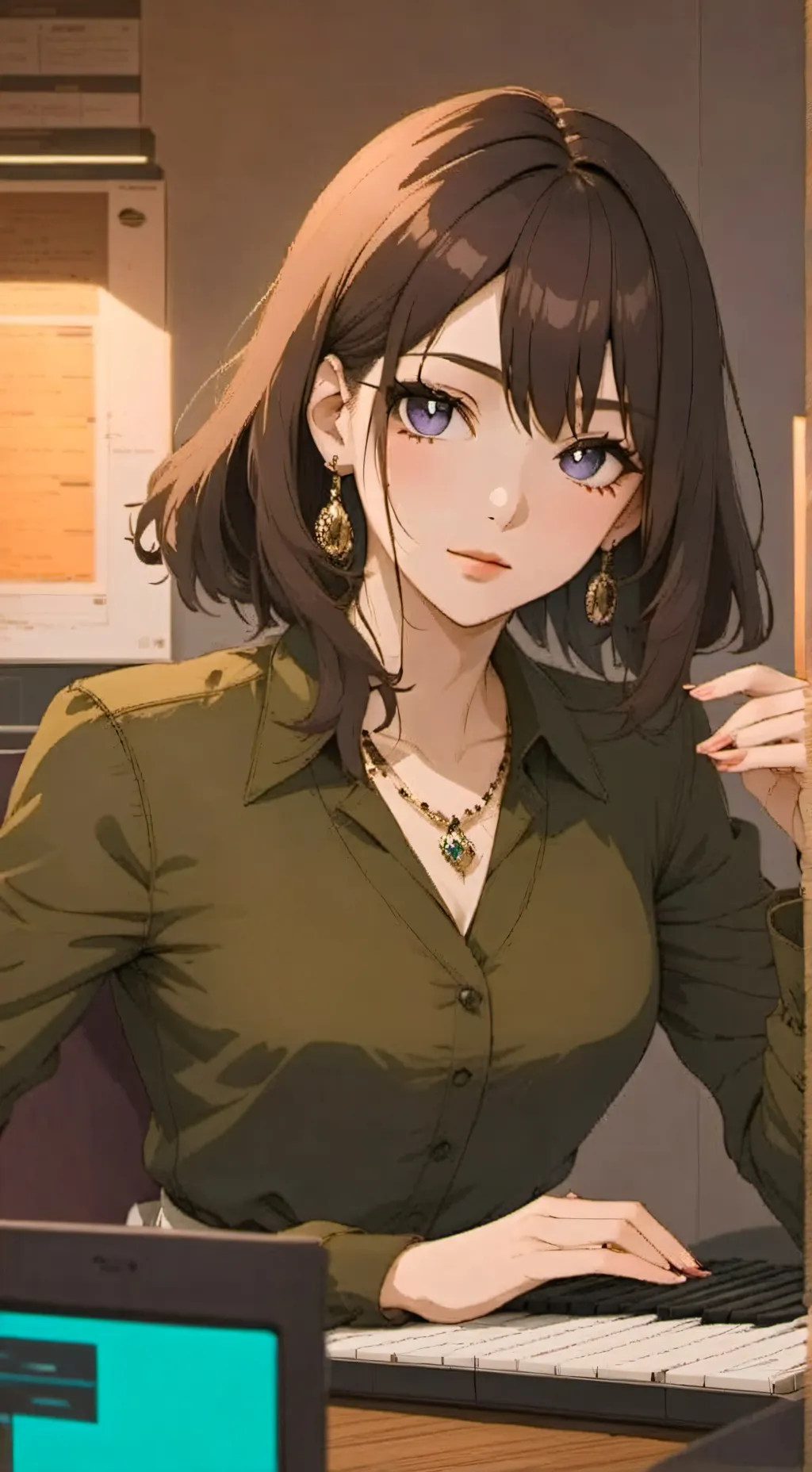 ai character: ma femme me trompe background