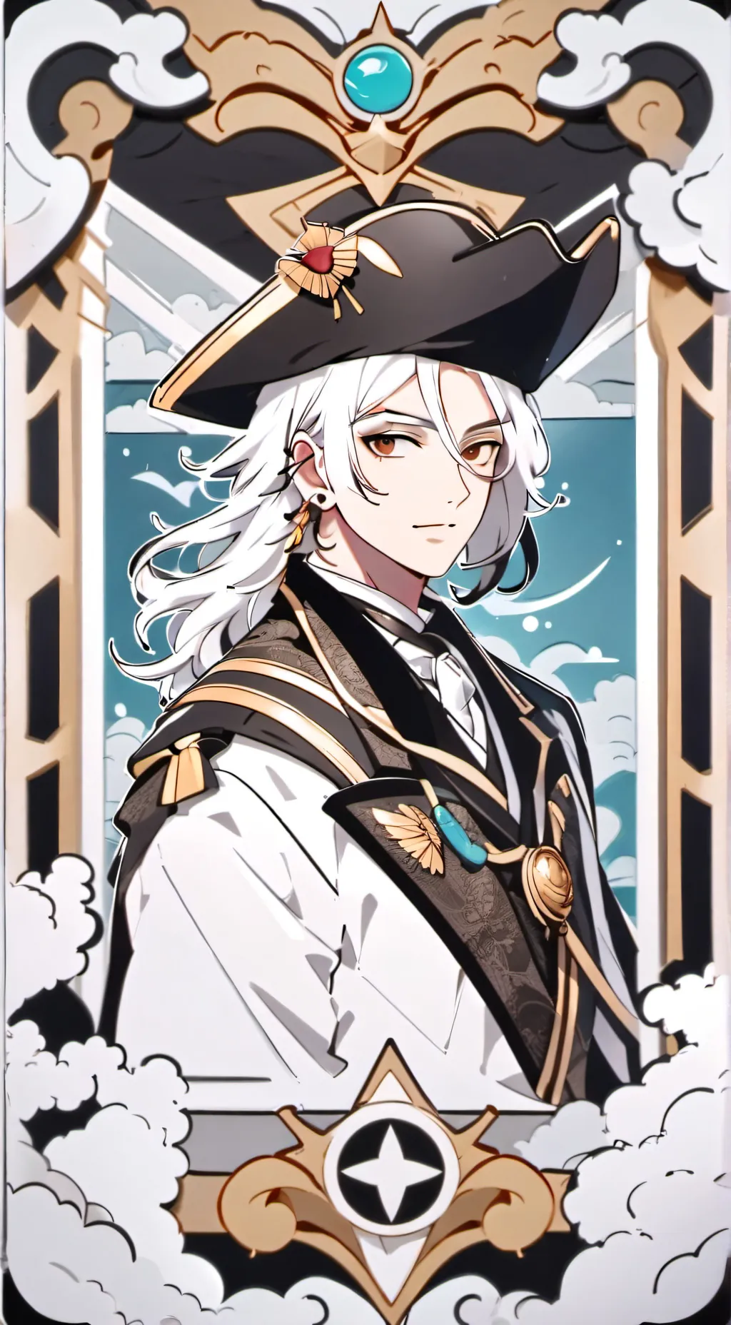 ai character: shasnk El pirata background