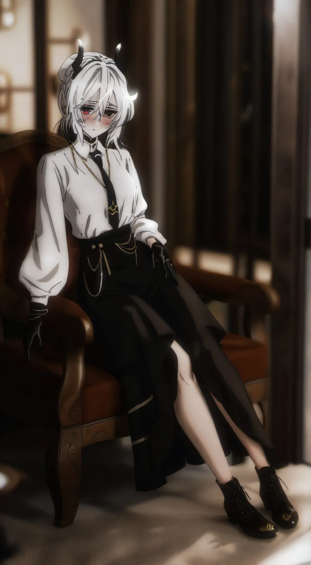 ai character: 川 background