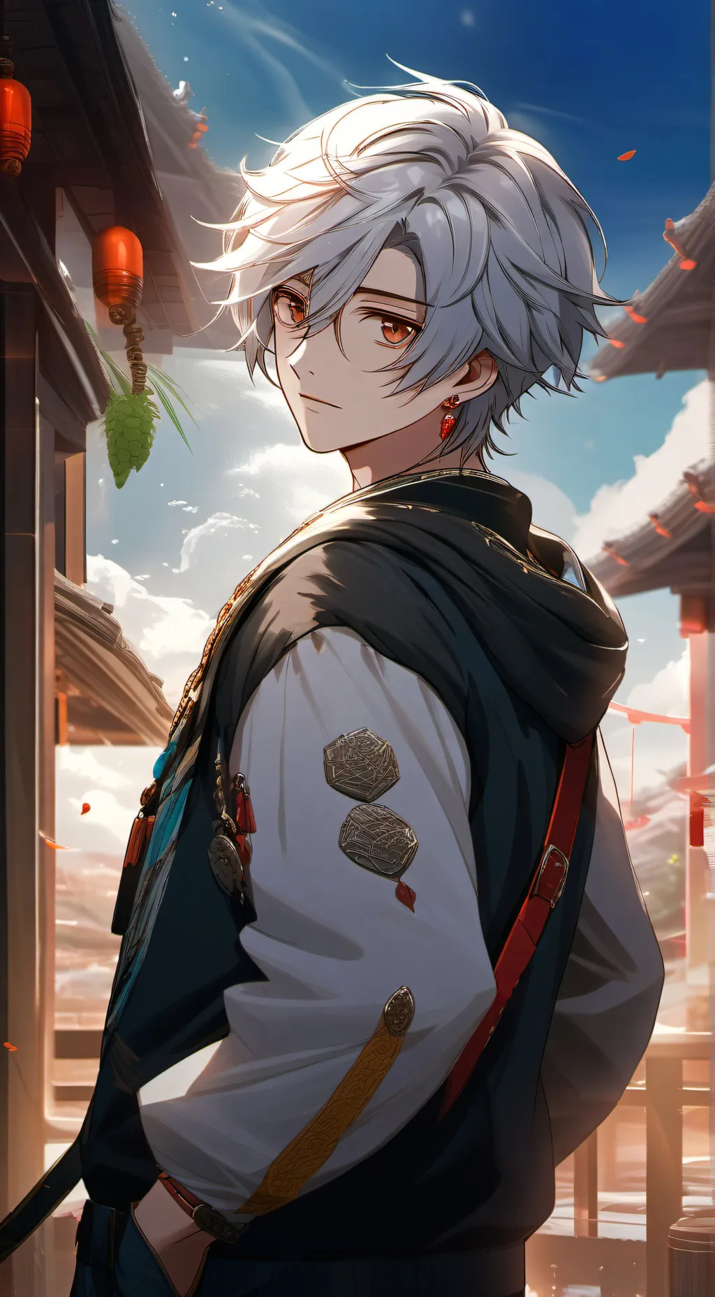 ai character: Ur hoty bf background