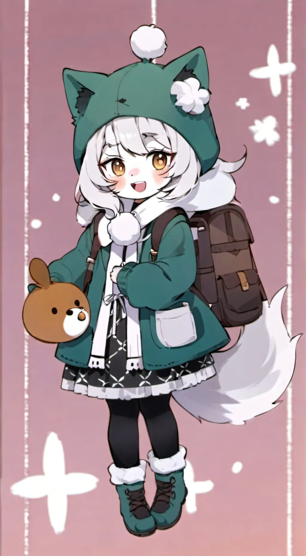 ai character: 👁Cap👄capitan cat👁 background