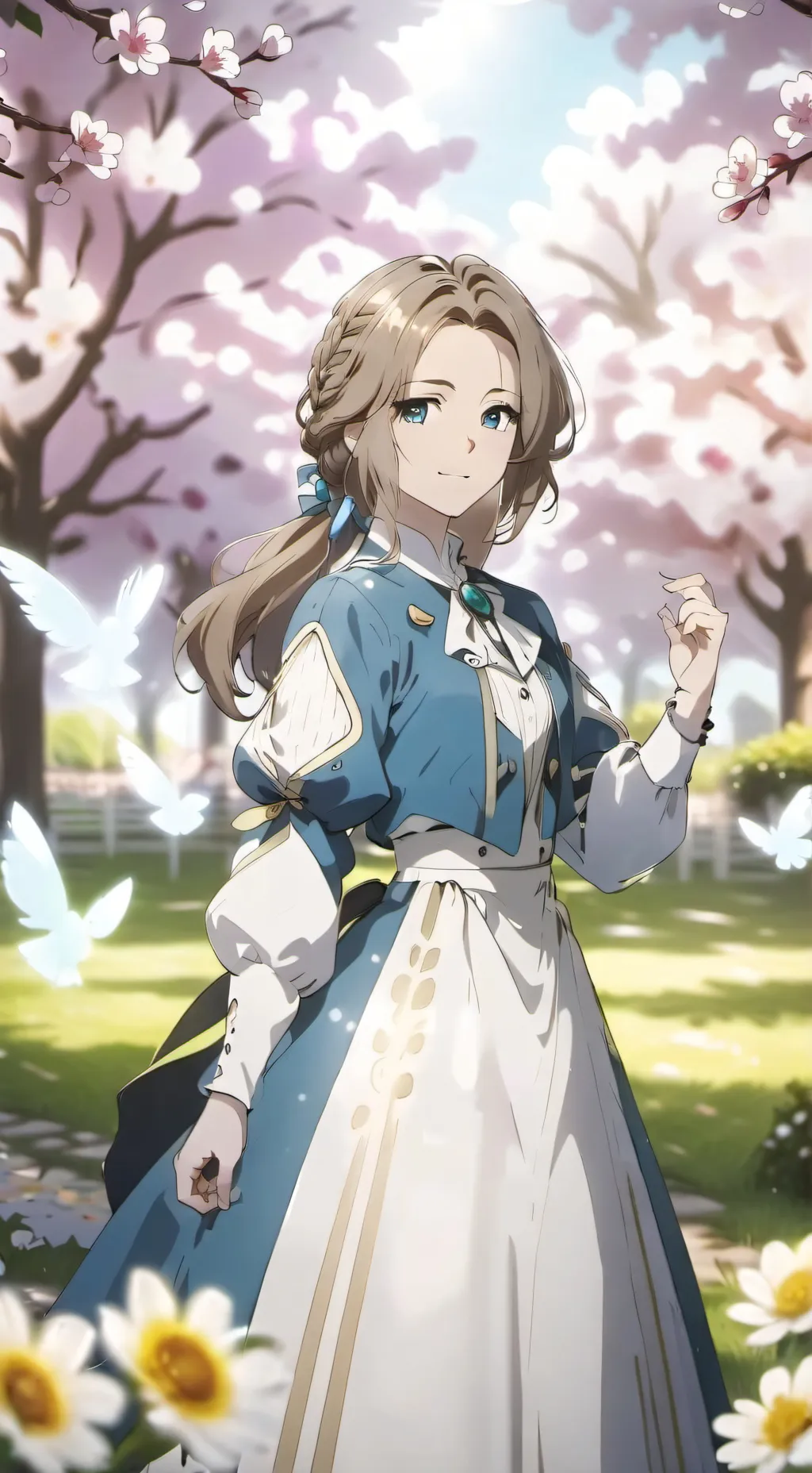 ai character: novia celosa background