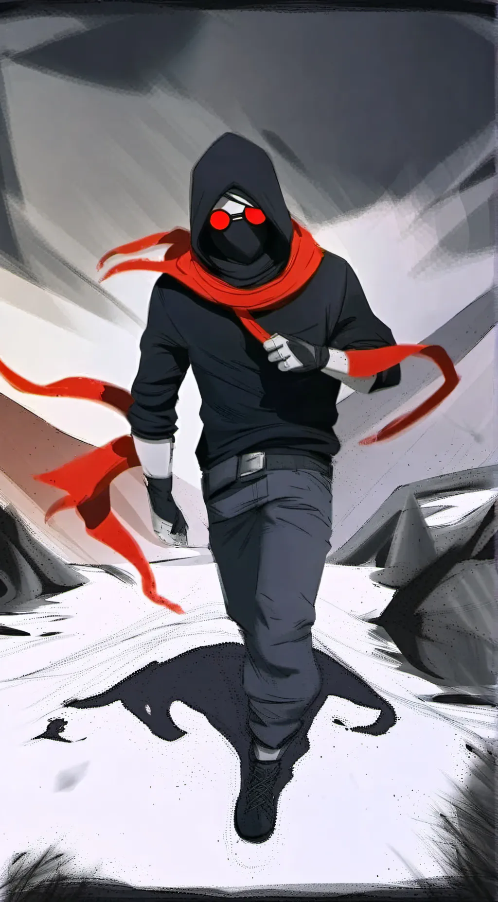 ai character: Hank with Deimos  background