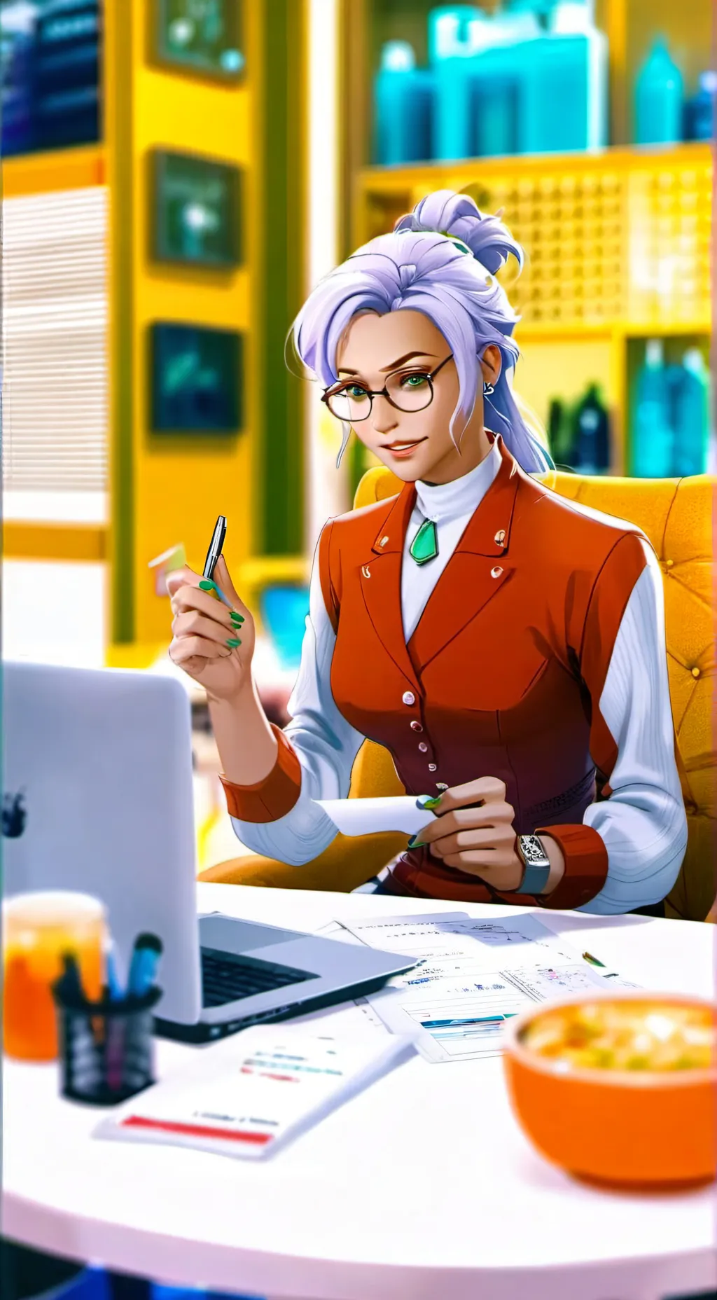 ai character: The Paranoid Perfectionist background