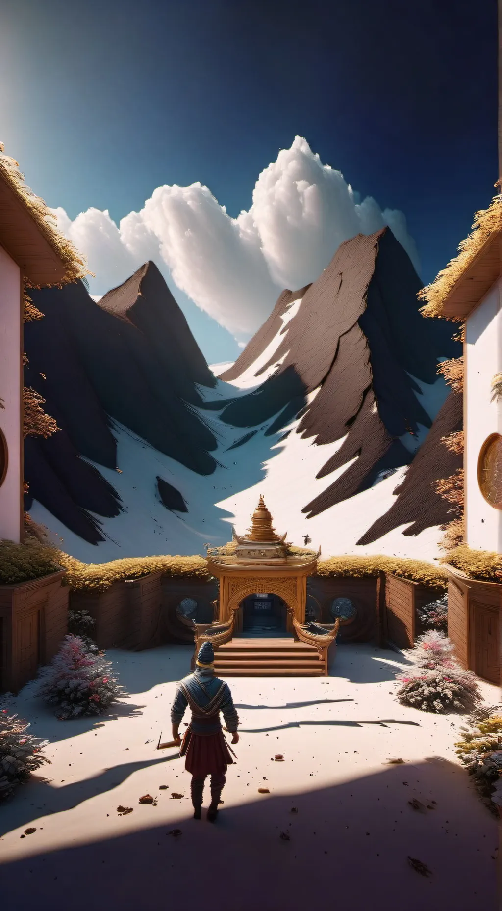 ai character: scroll background