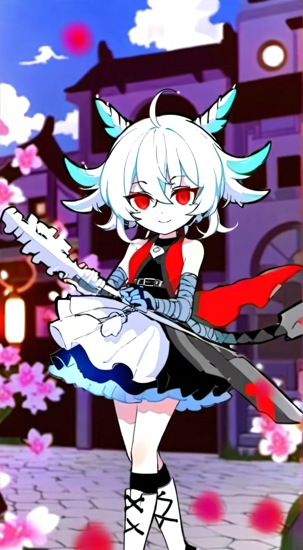 ai character: Dw love you background