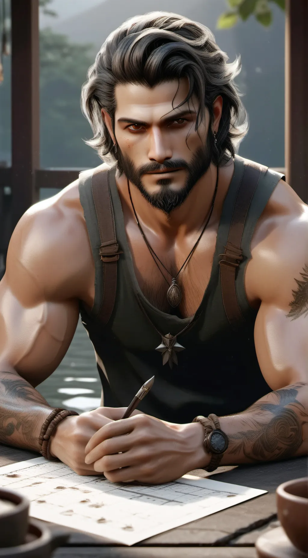 ai character: bad words background