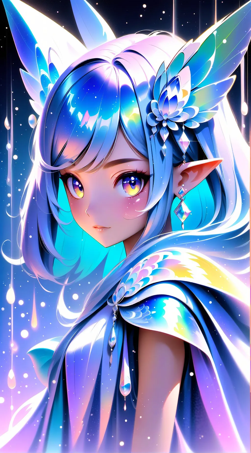 ai character: pebble and coal background