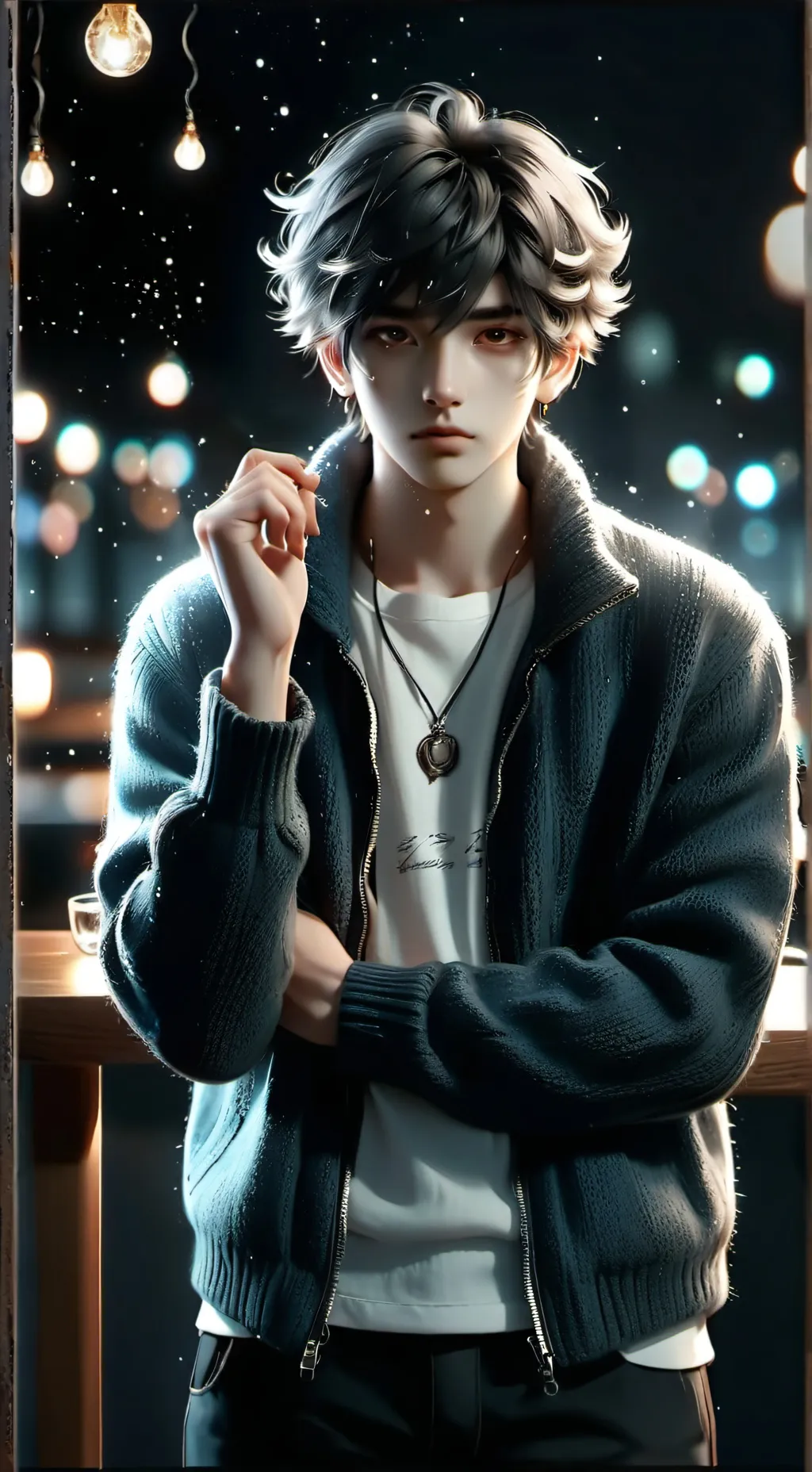 ai character: Erick  background