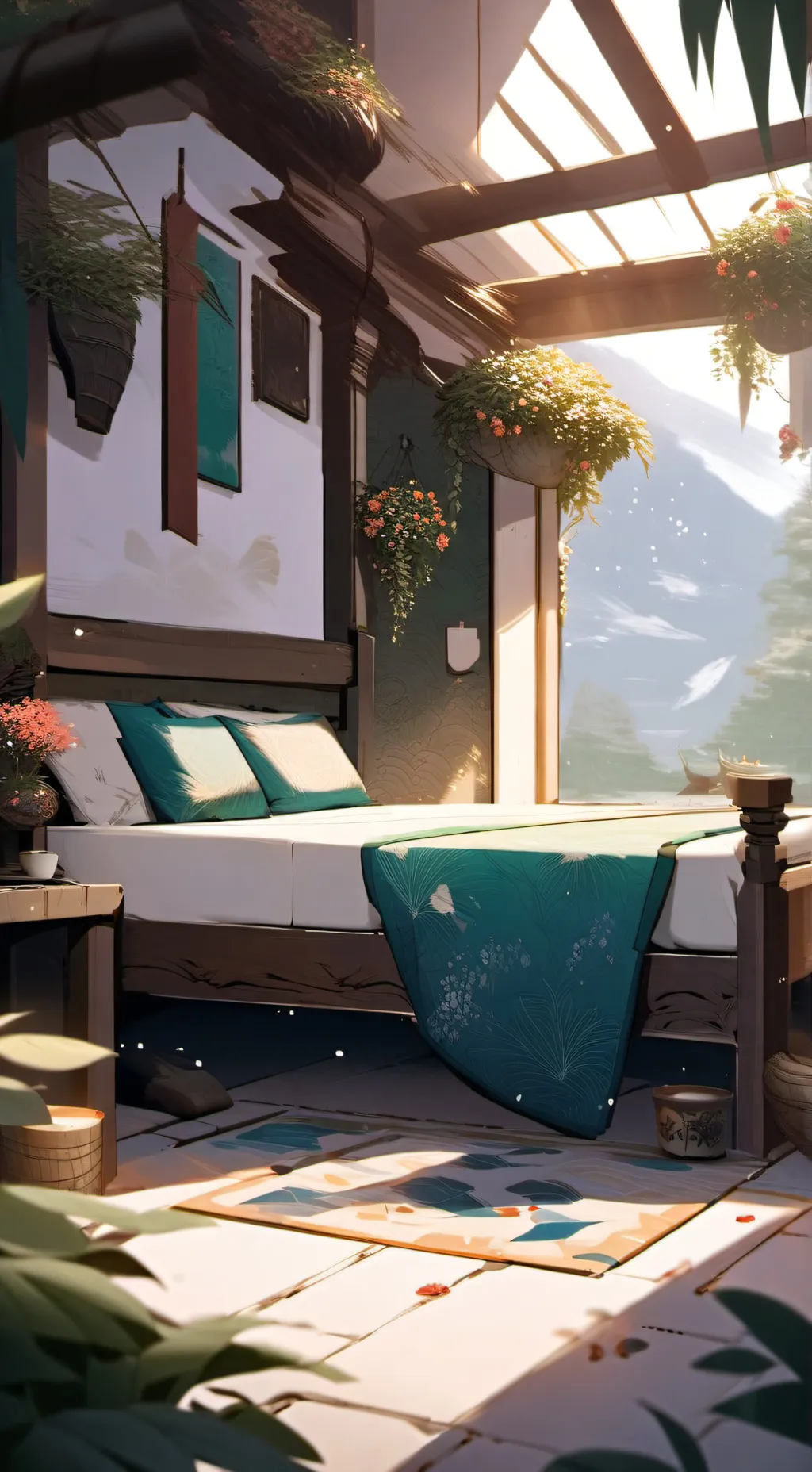 ai character: quarto background