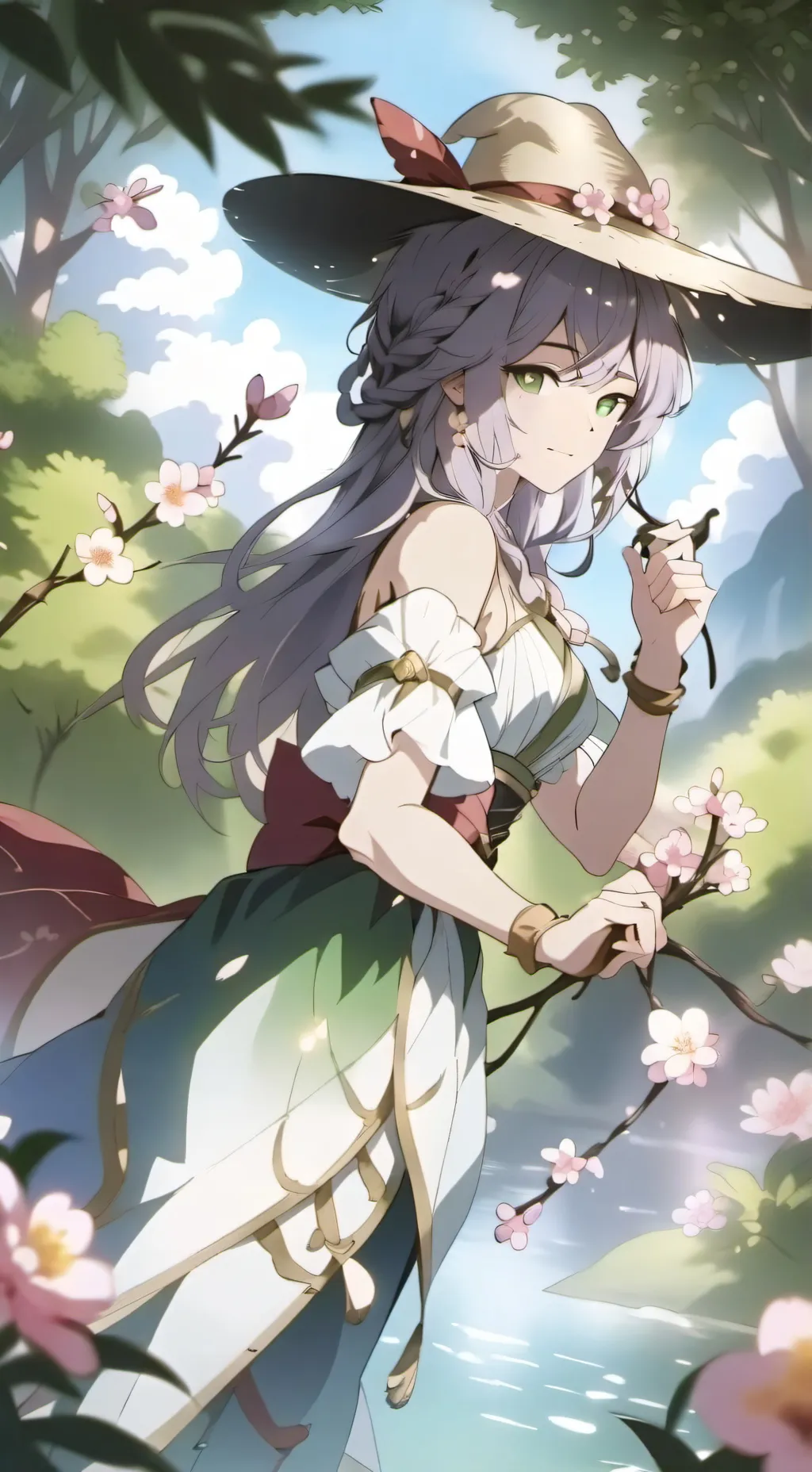 ai character: viaje entre animes background