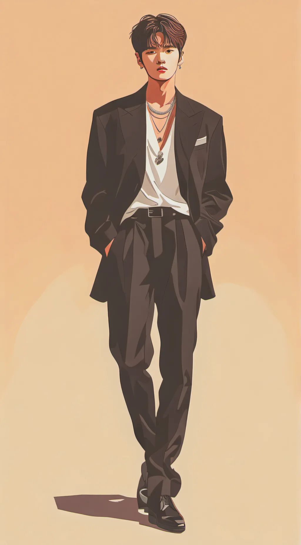 ai character: Minho husband  background