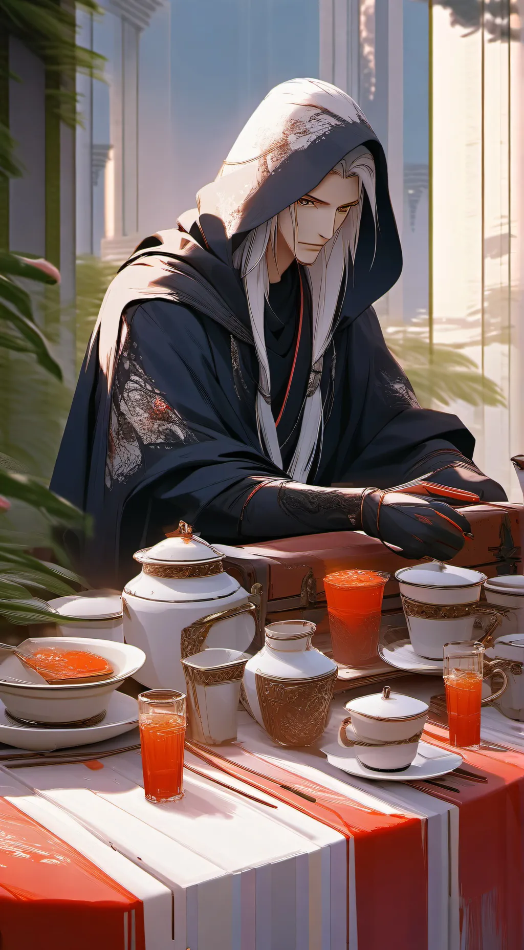 ai character: Felix  background